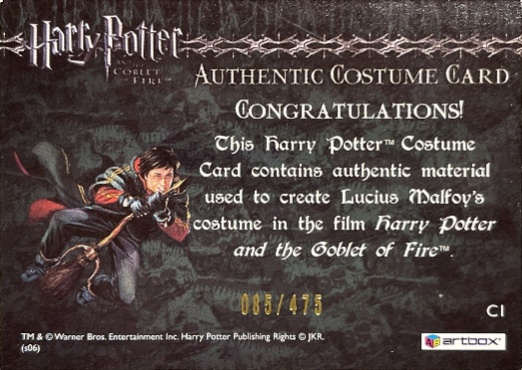 C1 -  Lucius Malfoy's Robe - Back