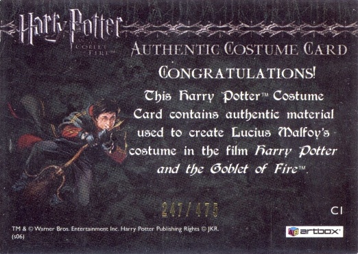 C1 -  Lucius Malfoy's Robe - Back