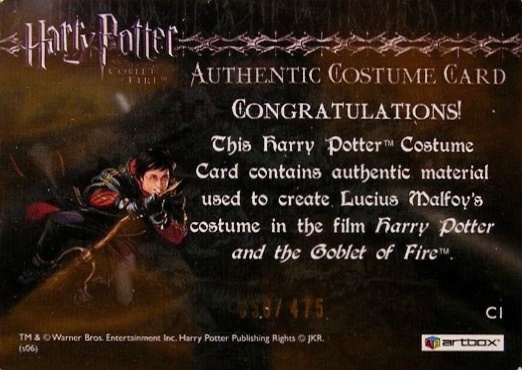 C1 -  Lucius Malfoy's Robe - Back