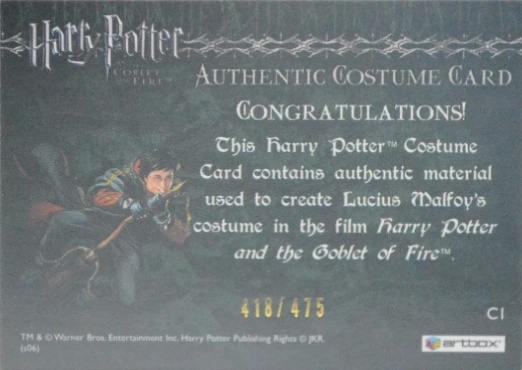 C1 -  Lucius Malfoy's Robe - Back