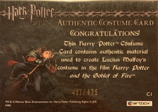 C1 -  Lucius Malfoy's Robe - Back