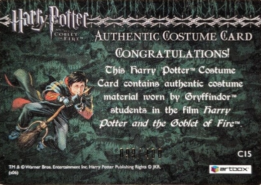 C15 - Gryffindor Student Ties - Back