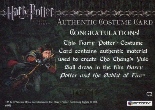 C2 - Cho Chang's Yule Ball Dress - Back