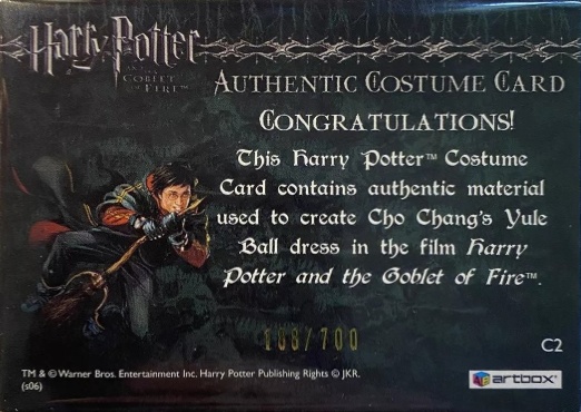 C2 - Cho Chang's Yule Ball Dress - Back