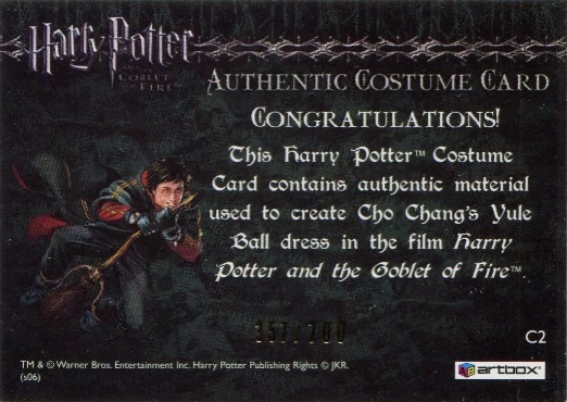 C2 - Cho Chang's Yule Ball Dress - Back