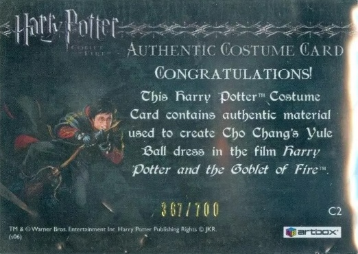 C2 - Cho Chang's Yule Ball Dress - Back