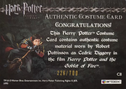 C8 - Cedric Diggory's First Task Robe - Back