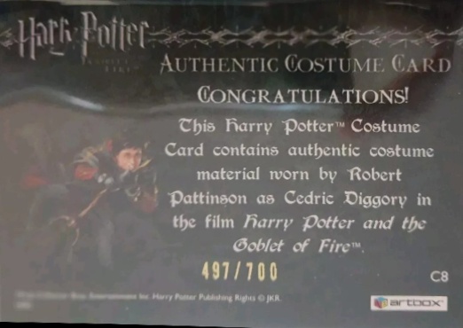 C8 - Cedric Diggory's First Task Robe - Back