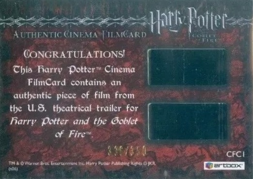 CFC1 - Triwizard Tournament Cup - Back