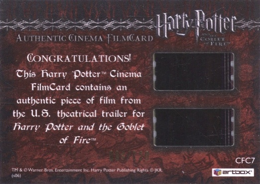 CFC7 - Harry in the Owlery - Back