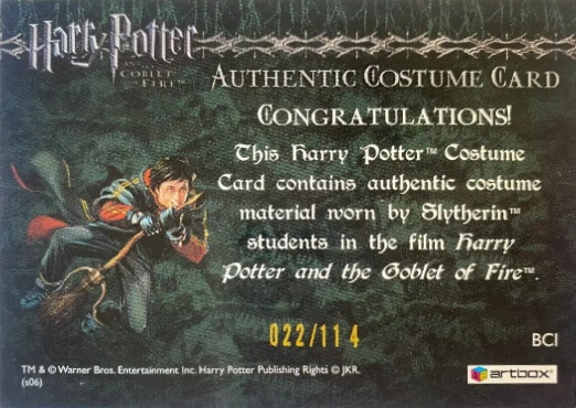 BCi - Slytherin Students Ties - Back
