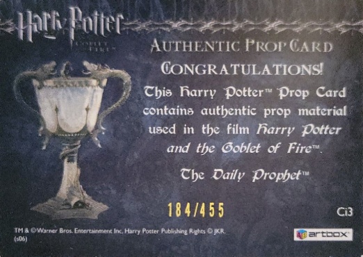 Ci3 - Daily Prophet - Back