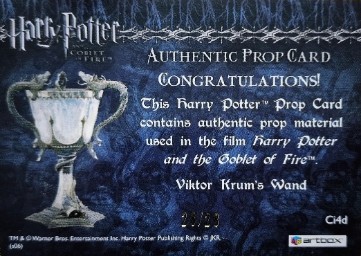 Ci4d - Viktor Krum's Wand - Back