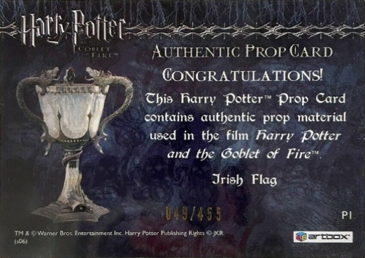 P1 - Irish Flag - Back