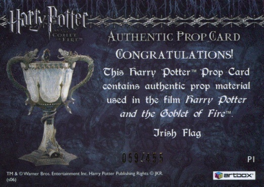 P1 - Irish Flag - Back