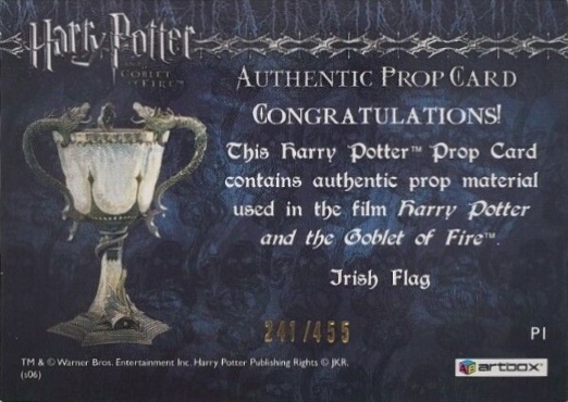 P1 - Irish Flag - Back