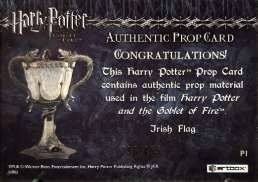 P1 - Irish Flag - Back