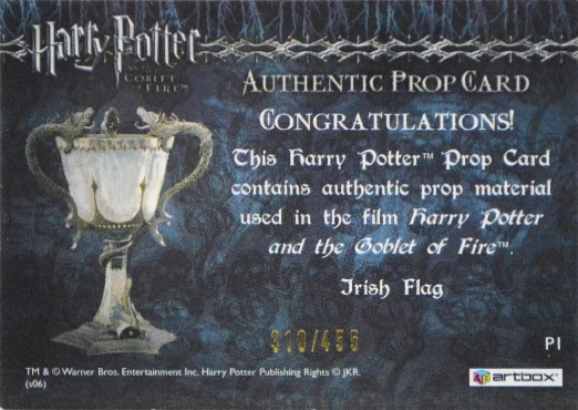 P1 - Irish Flag - Back