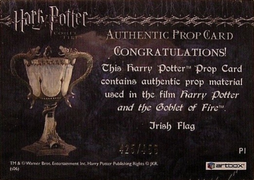 P1 - Irish Flag - Back