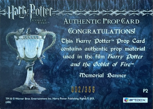 P2 - Memorial Banner - Back