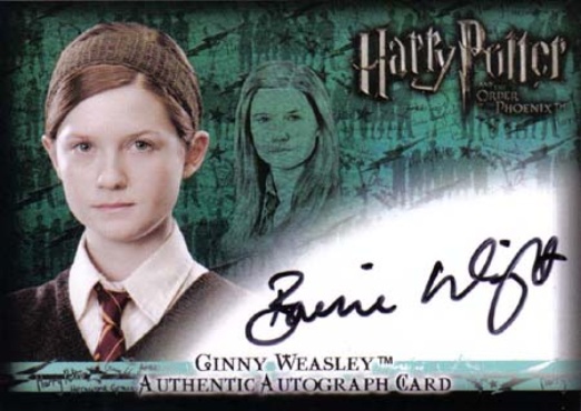 Bonnie Wright as Ginny Weasley - Front