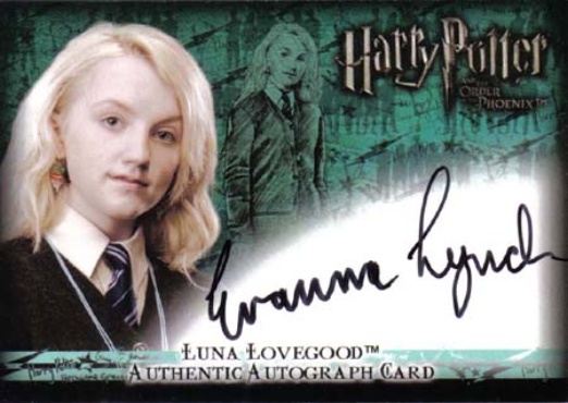 Evanna Lynch as Luna Lovegood - Front