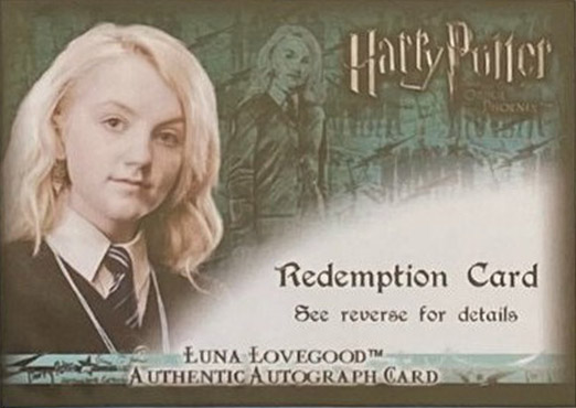 Redemption Card Front