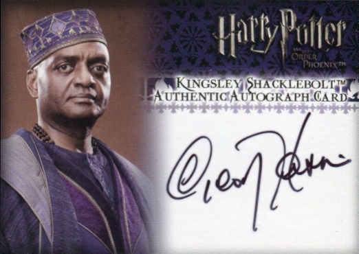 George Harris as Kingsley Shaklebolt - Front