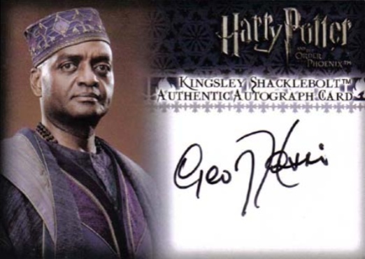 George Harris as Kingsley Shaklebolt - Front