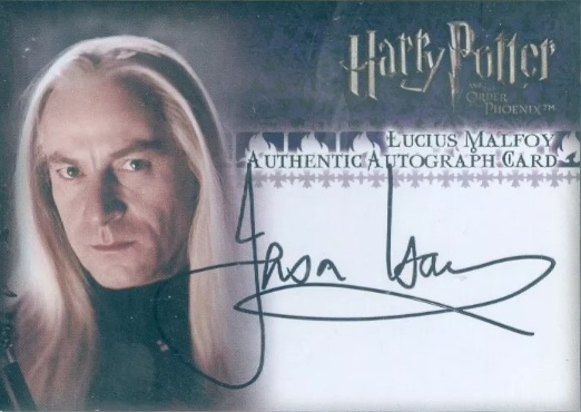Jason Isaacs as Lucius Malfoy - Front