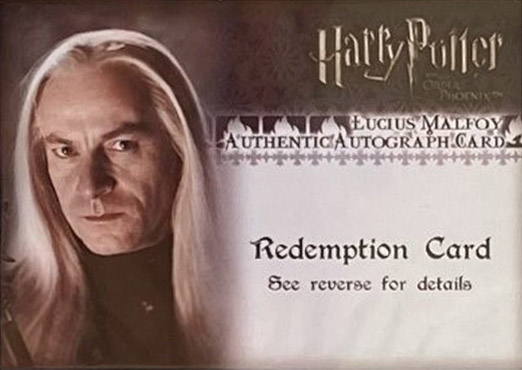 Redemption Card Front