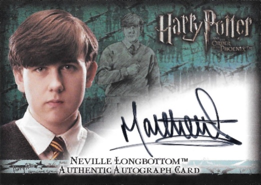 Matthew Lewis as Neville Longbottom - Front