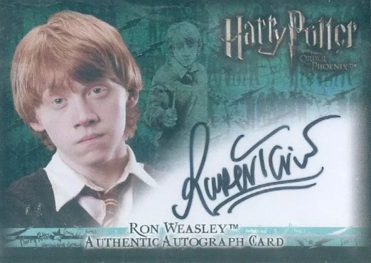 Rupert Grint as Ron Weasley - Front