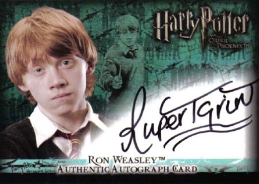 Rupert Grint as Ron Weasley - Front