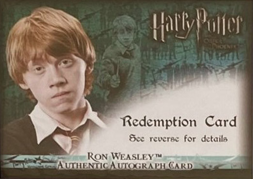 Redemption Card Front