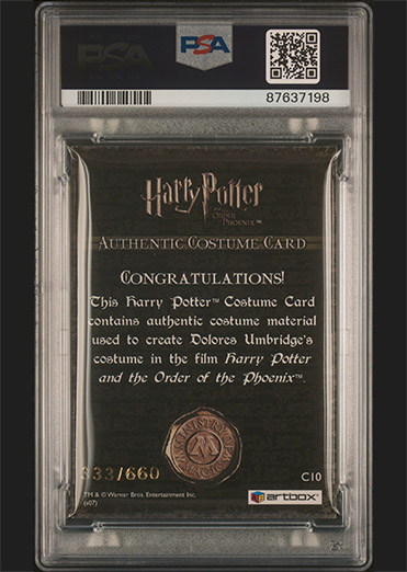 C10 - Dolores Umbridge's Costume - Back