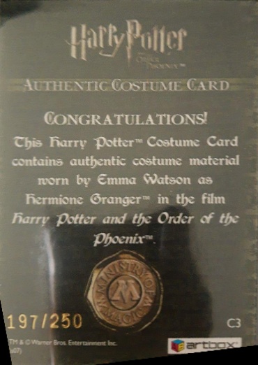 C3 - Hermione Granger's Jumper - Back