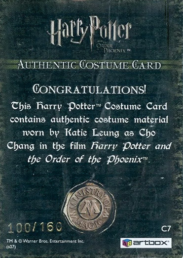 C7 - Cho Chang's Tie - Back