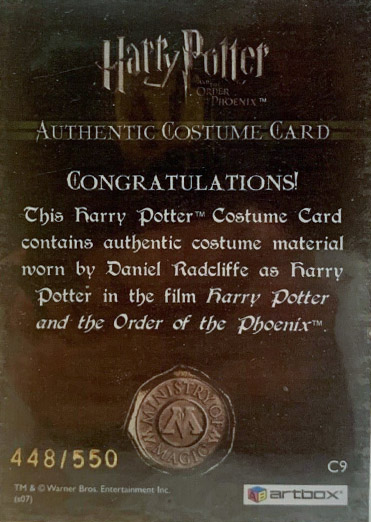 C9 - Harry Potter's Jumper - Back