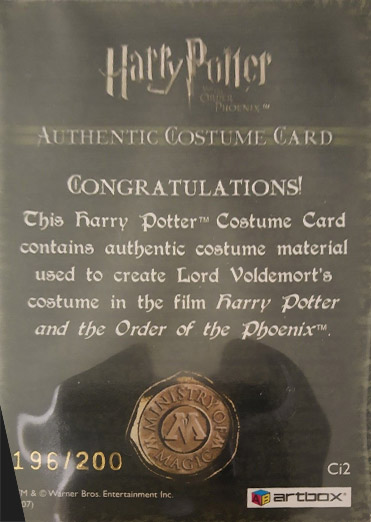 Ci2 - Lord Voldemort's Robes - Back