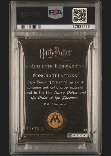 P1 - D.A Parchment - Back