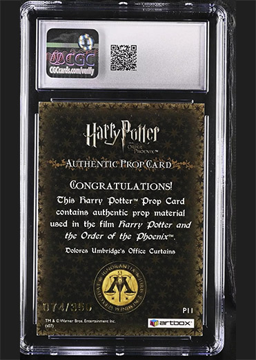 P11 - Dolores Umbridge's Office Curtains - Back