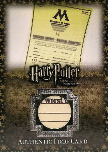 P6 - Dolores Umbridge's Progress Reports - Front