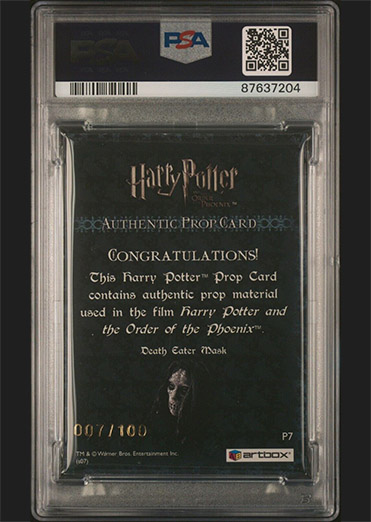 P7 - Death Eater Mask - Back