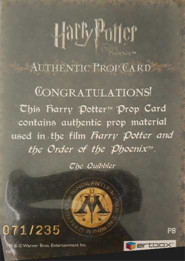 P8 - The Quibbler - Back