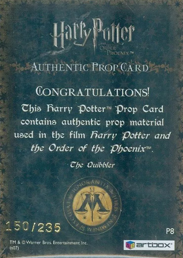 P8 - The Quibbler - Back