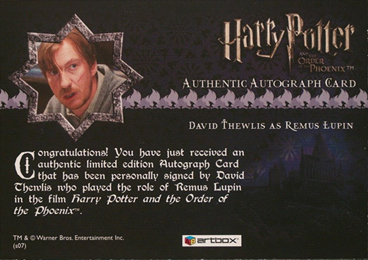 David Thewlis as Remus Lupin - Back