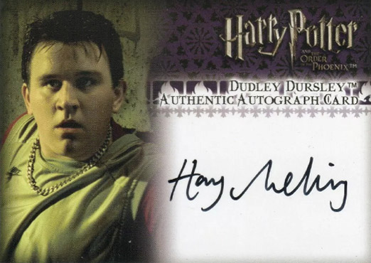 Harry Melling as Dudley Dursley - Front