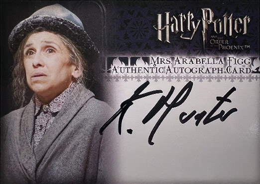 Kathryn Hunter as Mrs Arabella Figg - Front