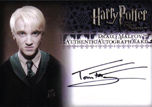 Tom Felton as Draco Malfoy - Front